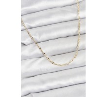 CM 14K Gold Renk Pirinç Gemi Zinciri Model Kadın Kolye - TJ-BKO10918