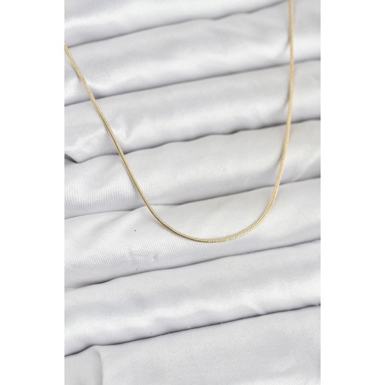 CM 14K Gold Renk Yılan Zincir Model Kadın Kolye - TJ-BKO10922