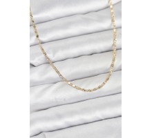 CM 14K Gold Renk Lazer İnce Zincirli Kadın Kolye - TJ-BKO10926
