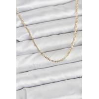 CM 14K Gold Renk Pirinç Lazer Model 60 cm Kadın Kolye TJ-BKO10927