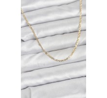 CM 14K Gold Renk Pirinç Lazer Model 60 cm Kadın Kolye - TJ-BKO10927