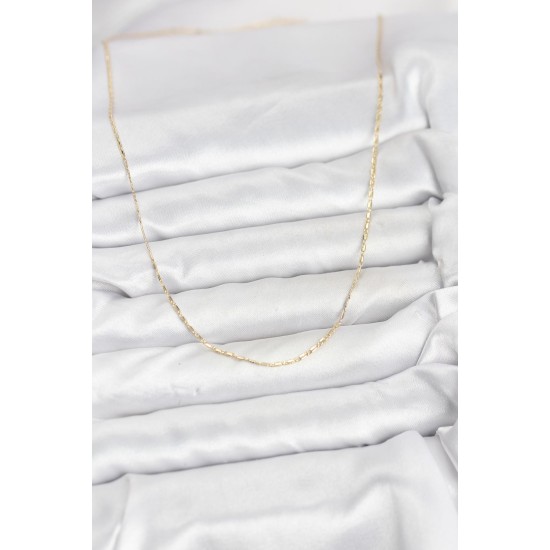 CM 14K Gold Renk Kesme Model 60 cm Kadın Kolye - TJ-BKO10931