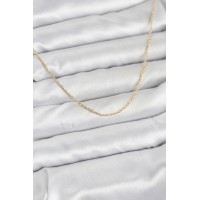 CM 14K Gold Renk Burgu Model 60 cm Kadın Kolye TJ-BKO10932