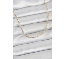 CM 14K Gold Renk Zincirli 60 cm Kadın Kolye - TJ-BKO10938