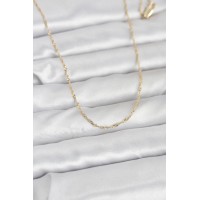 CM 14K Gold Renk Burgu Model 60 cm Kadın Kolye TJ-BKO10942