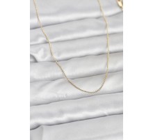 CM 14K Gold Renk İnce Top Zincirli 60 cm Kadın Kolye - TJ-BKO10943