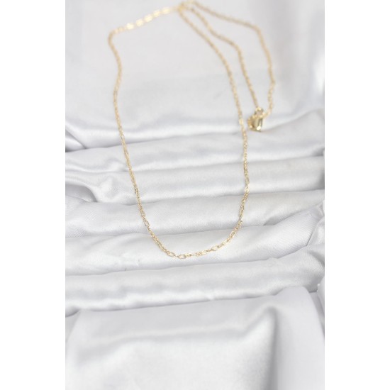 CM 14K Gold Renk 60 cm Zincirli Kadın Kolye - TJ-BKO10944