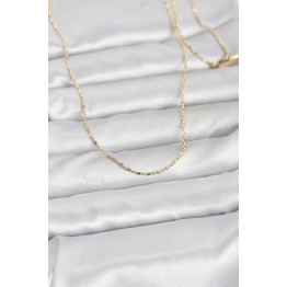 CM 14K Gold Renk Parçalı Topçuk Model 60 cm Kadın Kolye TJ-BKO10948