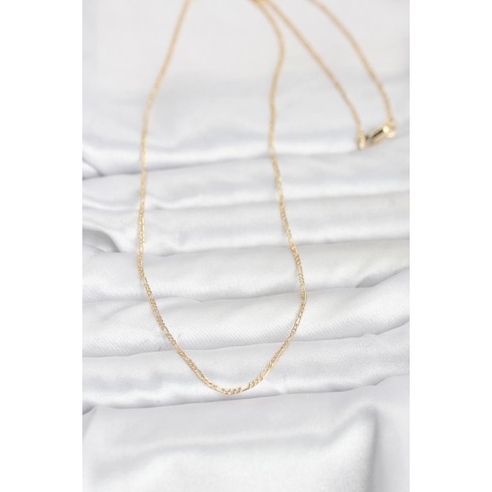 CM 14K Gold Renk 60 cm Zincirli Kadın Kolye - TJ-BKO10949