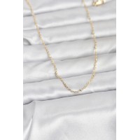 CM 14K Gold Renk Burgu Model 60 cm Kadın Kolye TJ-BKO10950