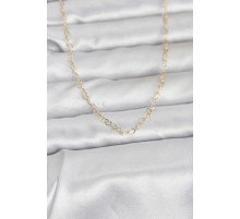 CM 14K Gold Renk Kalp Zincirli 60 cm Kadın Kolye - TJ-BKO10953