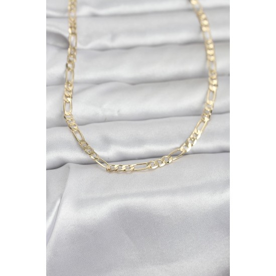 CM 14K Gold Renk Kuşgözü Zincir Model 60 cm Kadın Kolye - TJ-BKO10962