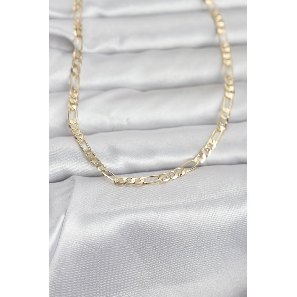 CM 14K Gold Renk Kuşgözü Zincir Model 60 cm Kadın Kolye - TJ-BKO10962