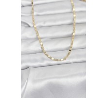 CM 14K Gold Renk Ezme Zincir 60 cm Kadın Kolye - TJ-BKO10964