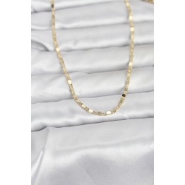 CM 14K Gold Renk Ezme Zincir 60 cm Kadın Kolye TJ-BKO10964