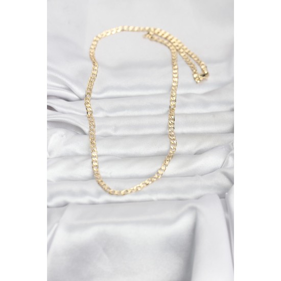 CM 14K Gold Renk Zincir Model 60 cm Kadın Kolye - TJ-BKO10969