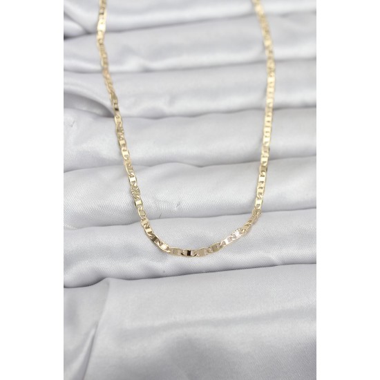 CM 14K Gold Renk Zincir Model 60 cm Kadın Kolye - TJ-BKO10970