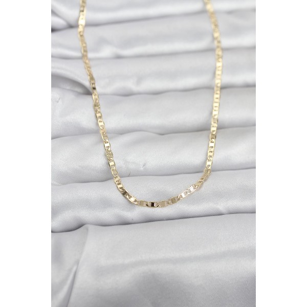 CM 14K Gold Renk Zincir Model 60 cm Kadın Kolye - TJ-BKO10970