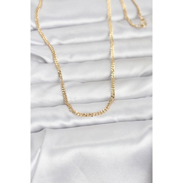 CM 14K Gold Renk 60 cm Zincir Kadın Kolye - TJ-BKO10971
