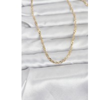 CM 14K Gold Renk Burgu Yassı Model 60 cm Kadın Kolye - TJ-BKO10972