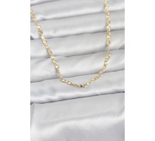 CM 14K Gold Renk Lazer Zincirli Model 60 cm Kadın Kolye - TJ-BKO10976