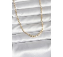 CM 14K Gold Renk Ataç Zincir Model 60 cm Kadın Kolye - TJ-BKO10979