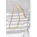 CM 14K Gold Renk Zincir Model 60 cm Kadın Kolye - TJ-BKO10993