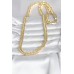 CM 14K Gold Renk Kalın Zincir Model 60 cm Kadın Kolye - TJ-BKO10998