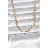 CM 14K Gold Renk Lazer Model 45 cm Kadın Kolye TJ-BKO11003