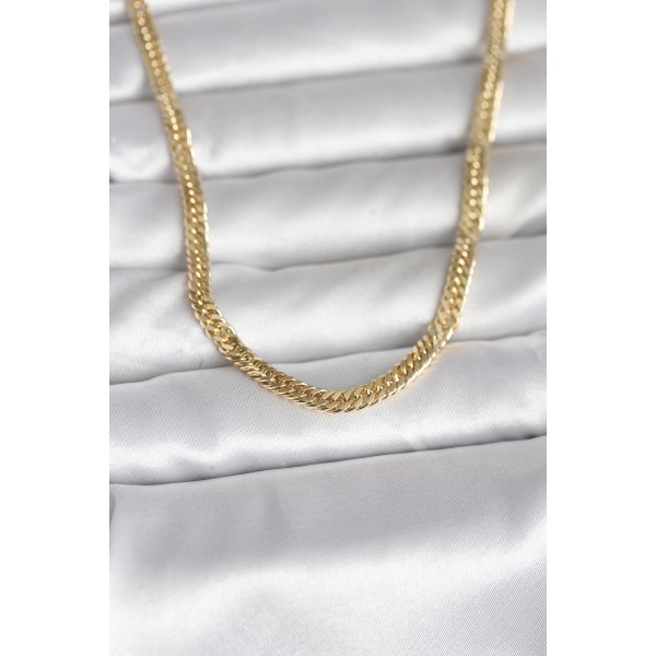 CM 14K Gold Renk Zincir Model 45 cm Kadın Kolye - TJ-BKO11004