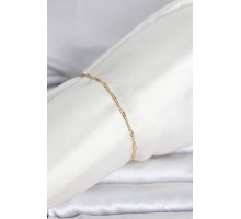 CM 14K Gold Renk Ezme Burgu Zincir Model Kadın Bileklik - TJ-BB8280