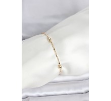CM 14K Gold Renk Damla Topçuk Model Kadın Bileklik - TJ-BB8284