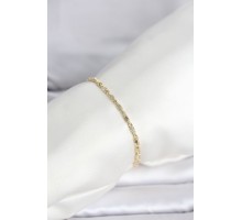 CM 14K Gold Renk Burgu Zincirli Model Kadın Bileklik - TJ-BB8286