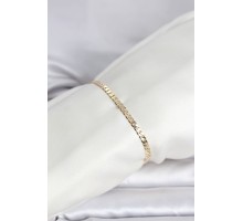 CM 14K Gold Renk Zincirli Model Kadın Bileklik - TJ-BB8294