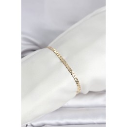 CM 14K Gold Renk Zincirli Model Kadın Bileklik TJ-BB8294