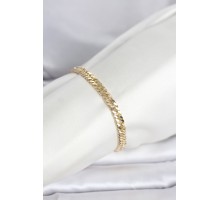CM 14K Gold Renk Kalın Zincir Model Kadın Bileklik - TJ-BB8304