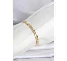CM 14K Gold Renk Kalın Zincir Model Kadın Bileklik - TJ-BB8304