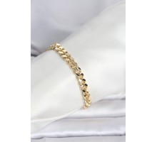 CM 14K Gold Renk Ezme Kalın Zincir Model Kadın Bileklik - TJ-BB8307