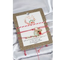 Marteniçka Bileklik 3'lü Uğur Böcekli Model - TJ-BB8308