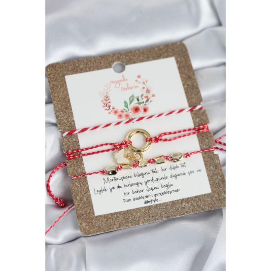 Marteniçka Bileklik 3'lü Kelebekli Model - TJ-BB8309