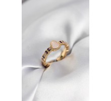 Gold Renk Mineli Su Kabağı Model Kadın Yüzük - TJ-BYK3953