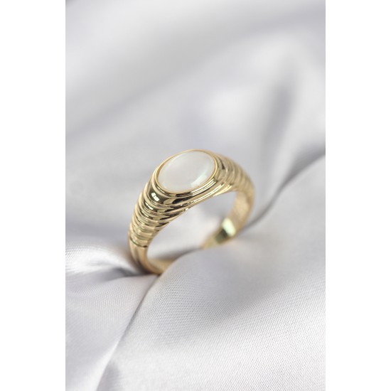 Gold Renk Vintage Model Kadın Yüzük - TJ-BYK4019