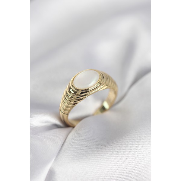 Gold Renk Vintage Model Kadın Yüzük - TJ-BYK4019
