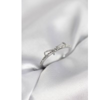 Fiyonk Model Zirkon Taşlı Gümüş Renk Kadın Yüzük - TJ-BYK4096