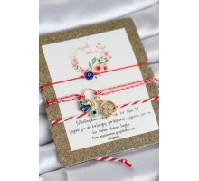 Marteniçka Bileklik 3'lü Kelebek ve Yonca Model - TJ-BB8362