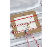 Marteniçka Bileklik 3'lü Papatya ve Kalp Model - TJ-BB8367