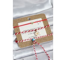 Marteniçka Bileklik 3'lü Papatya ve Kalp Model - TJ-BB8367