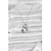 316L Çelik Gümüş Renk Gece Gündüz Tema Charmlı Kadın Kolye - TJ-BKO11014