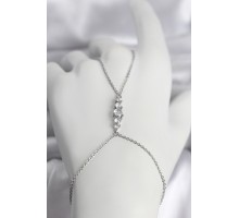 Pirinç Gümüş Renk Zirkon Taşlı Kadın Şahmeran - TJ-SN752