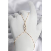 Pirinç Gold Renk Zirkon Taşlı Kadın Şahmeran TJ-SN753